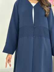 C 1227 Navy Blue Abaya