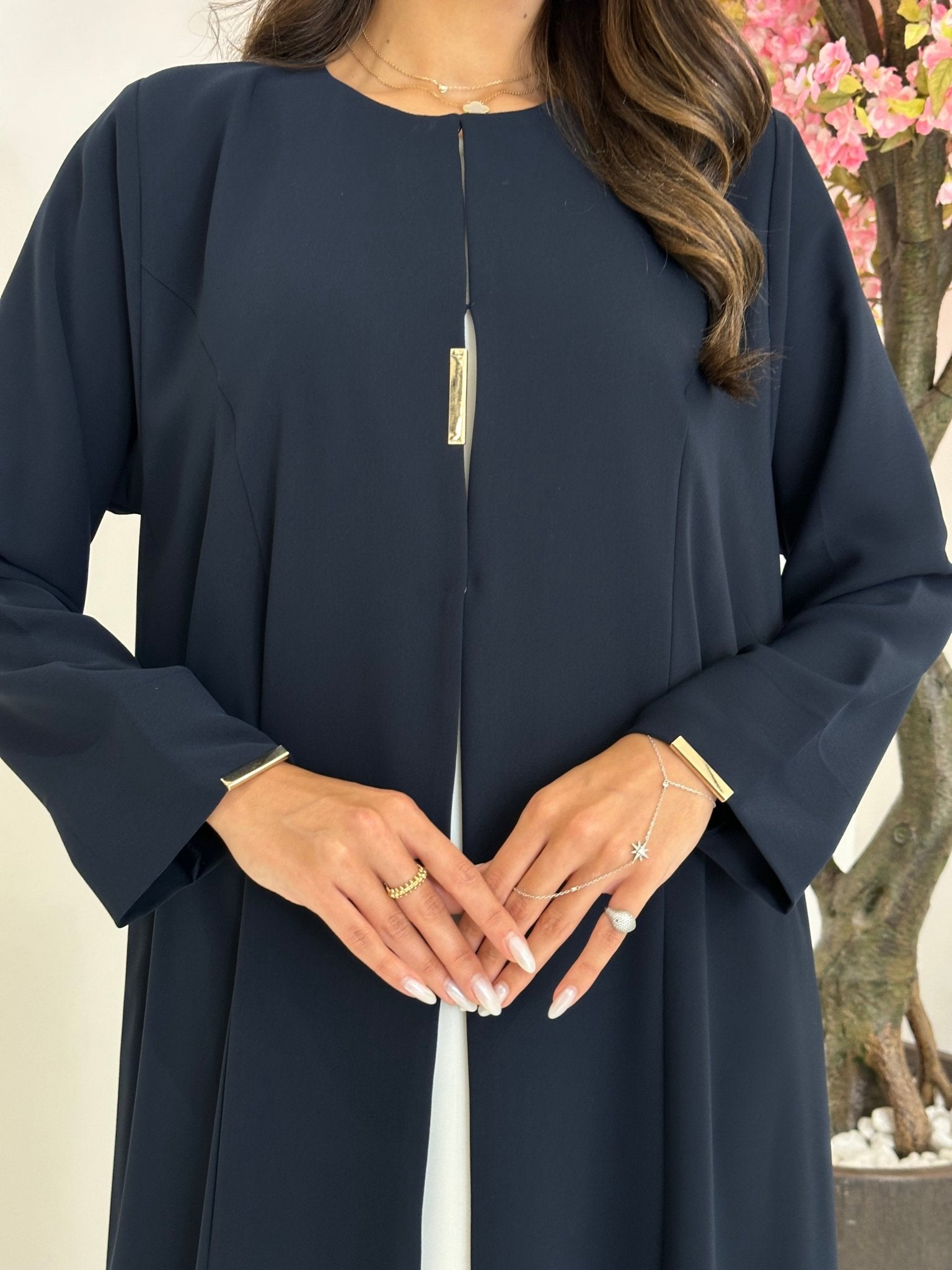 C 1229 - 01 Navy Blue Abaya