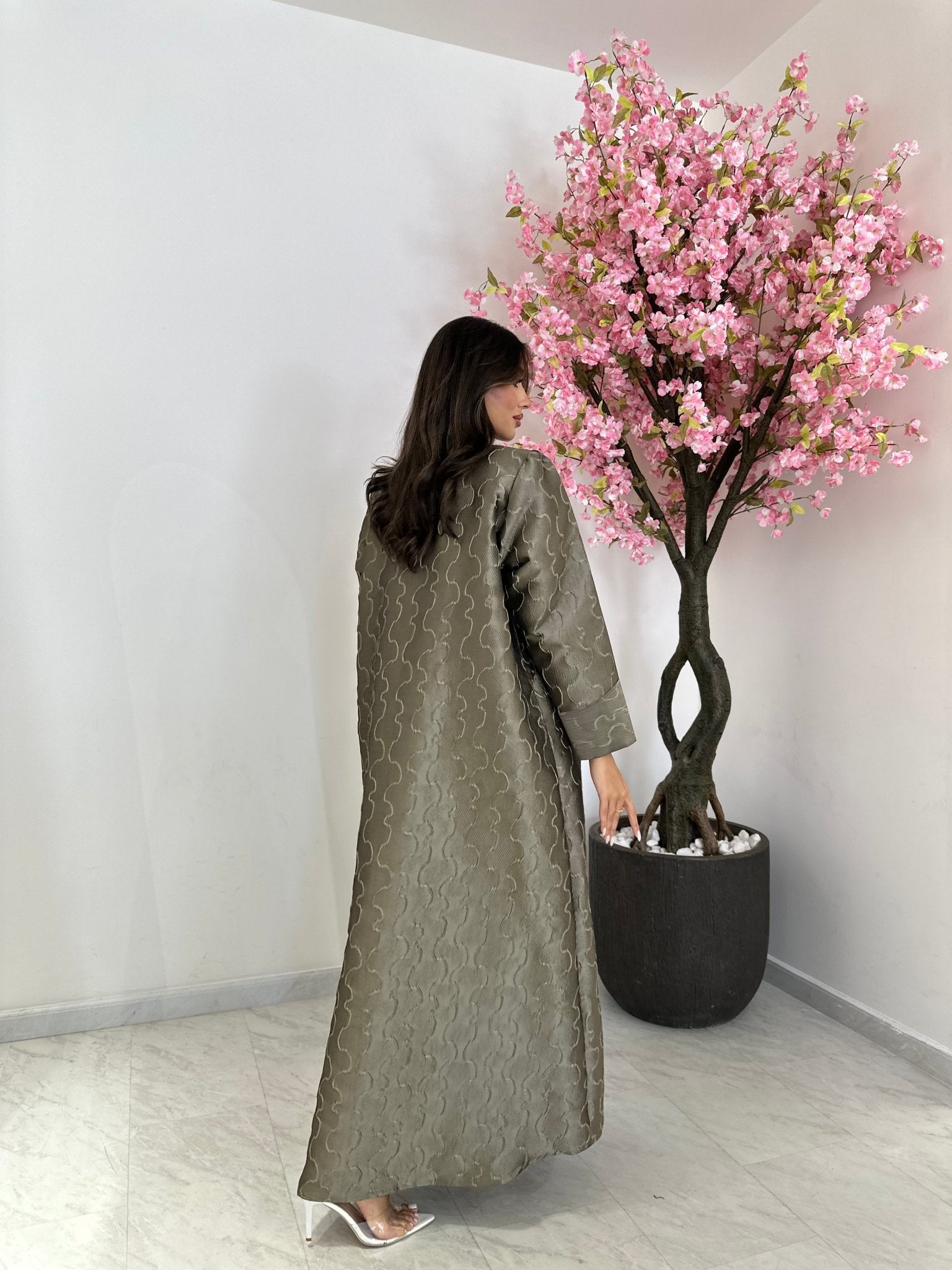 C 1235 Sand Beaded Abaya