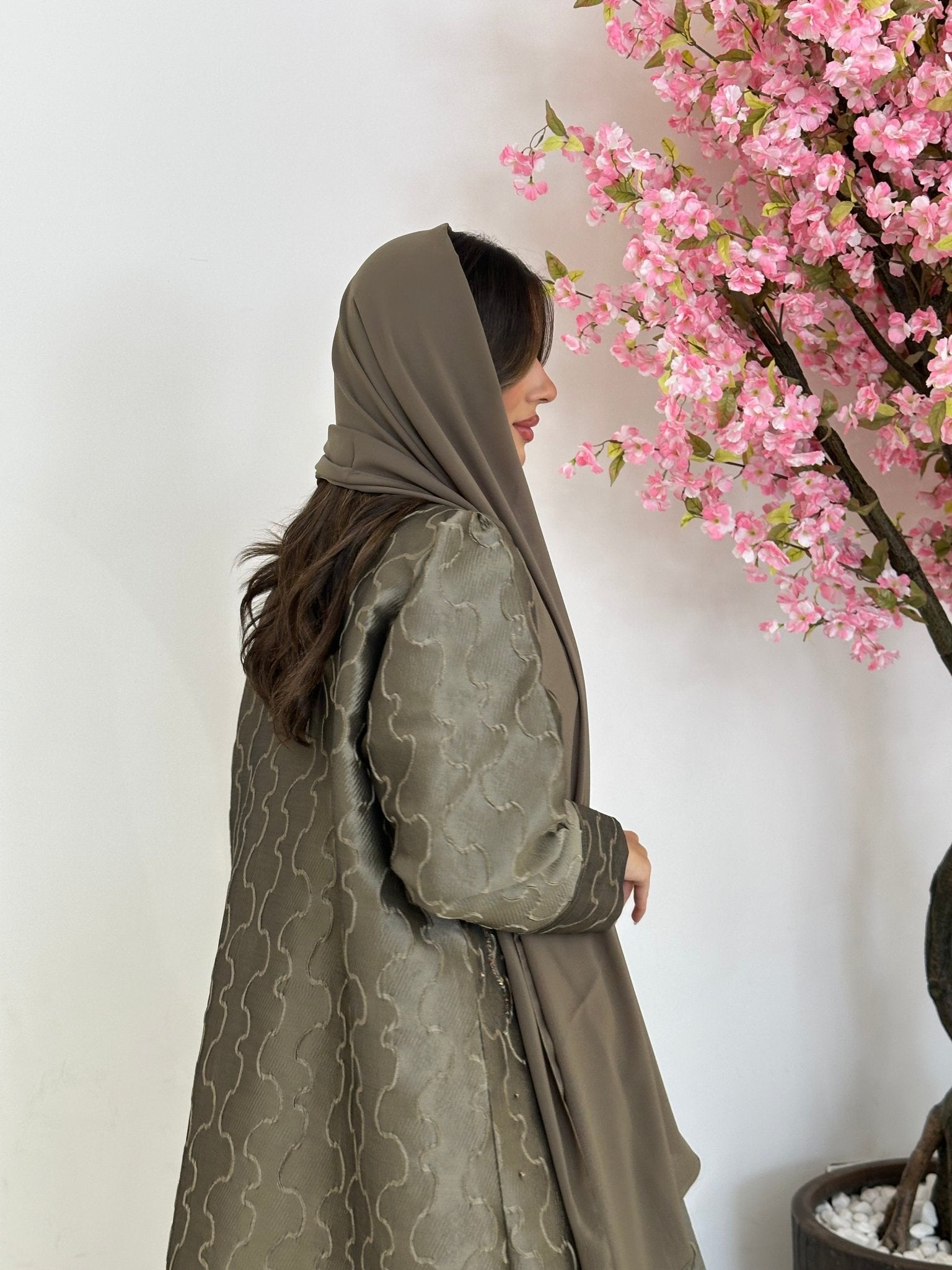 C 1235 Sand Beaded Abaya