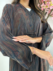 C 1236 Cocoa Abaya