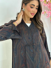 C 1236 Cocoa Abaya