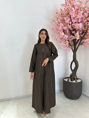 C 1239 Brown Abaya