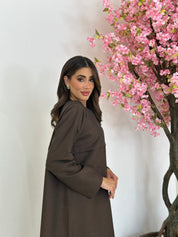 C 1239 Brown Abaya