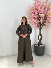 C 1239 Brown Abaya