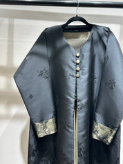 C 1255 - 08 Sage Green Printed Abaya