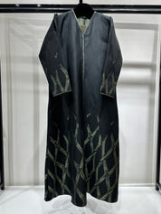 C 1257 - 02 Cypress Green Printed Abaya