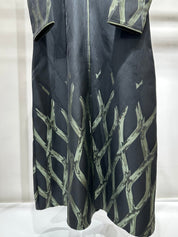 C 1257 - 02 Cypress Green Printed Abaya