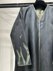 C 1257 - 02 Cypress Green Printed Abaya