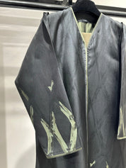 C 1257 - 02 Cypress Green Printed Abaya