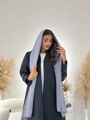 C 1260 Black Beaded Abaya