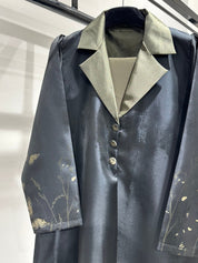 C 1264 - 04 Cypress Green Printed Abaya