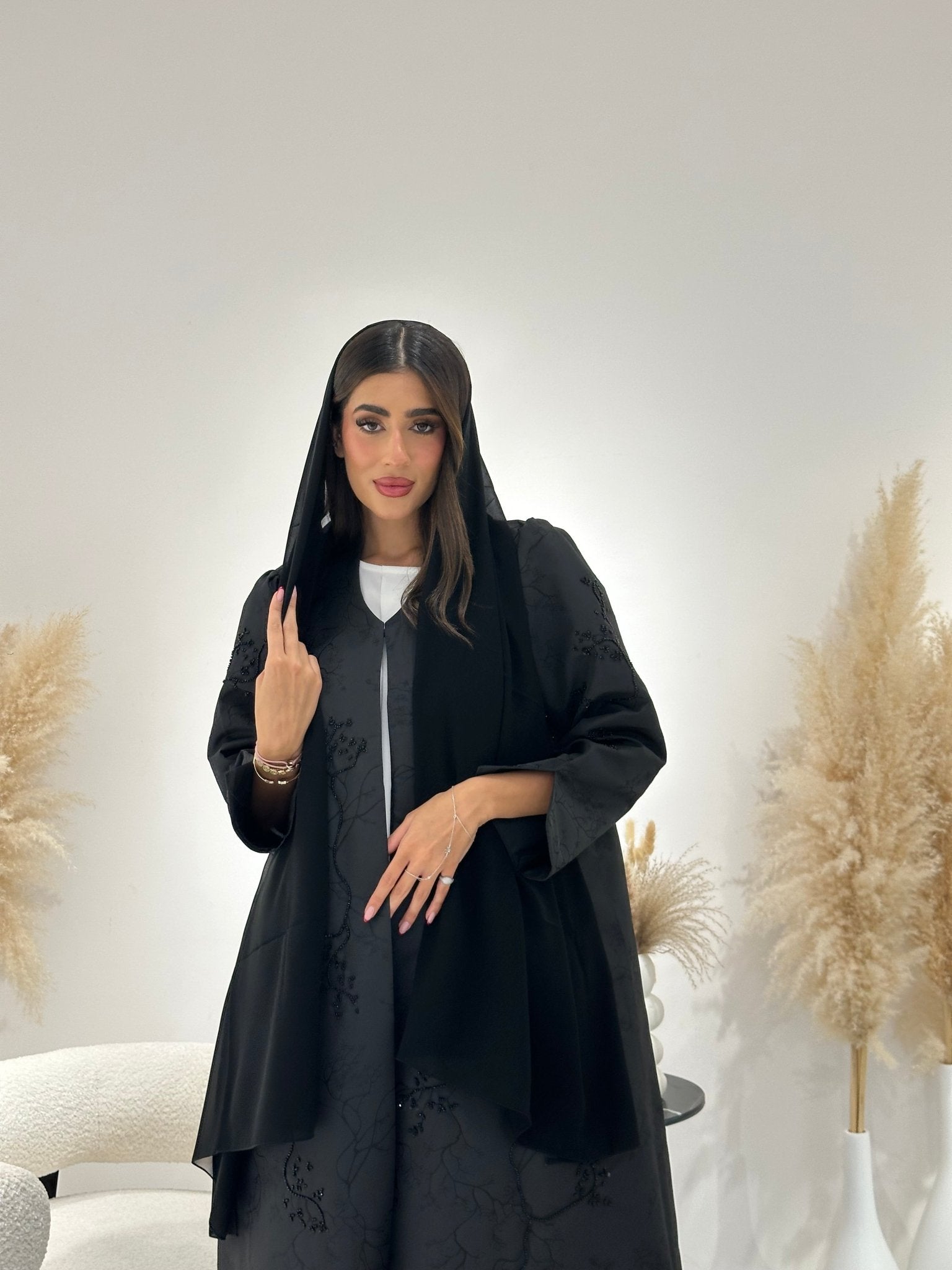 C 1267 Black Abaya
