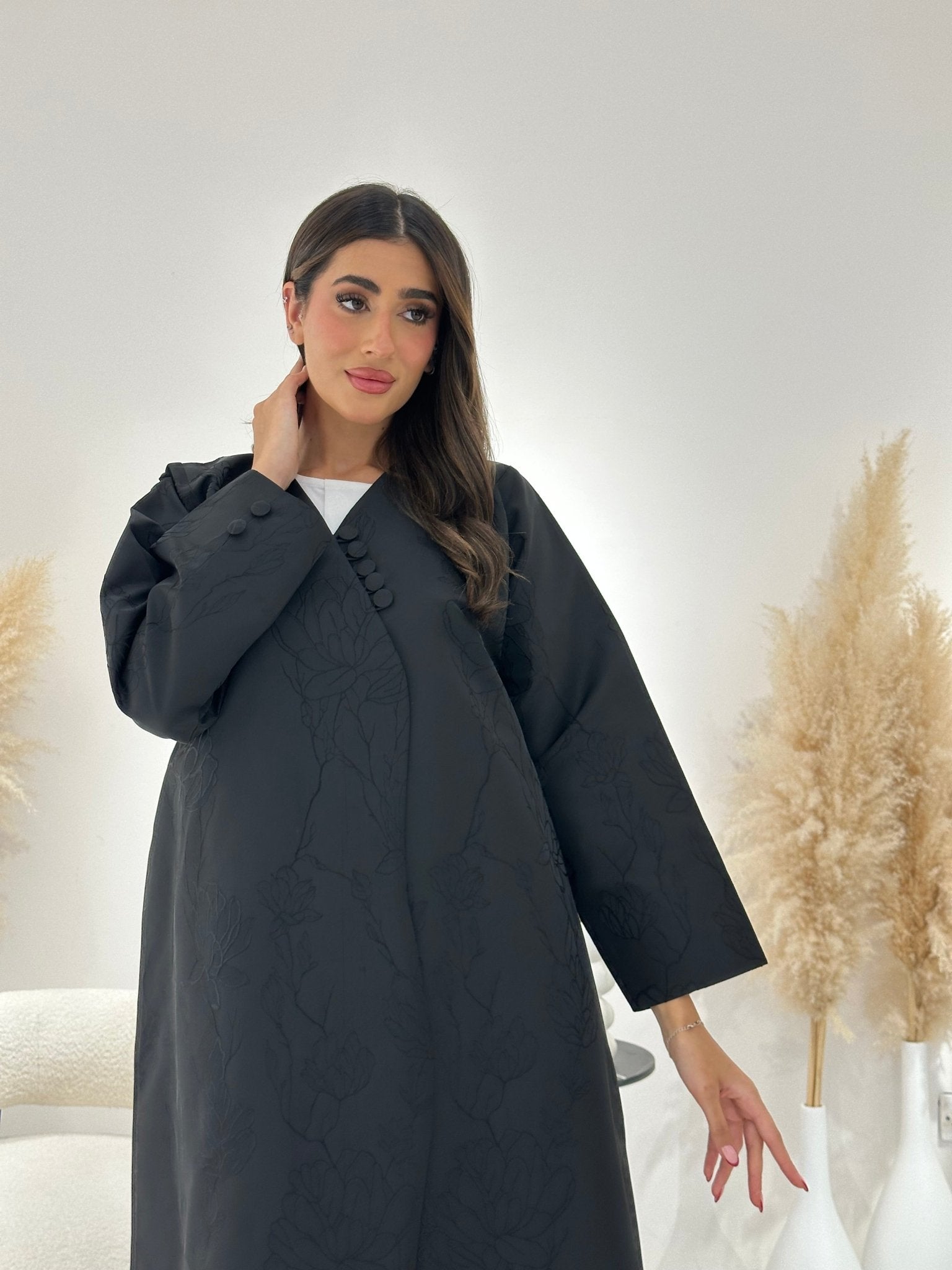 C 1276 Black Abaya