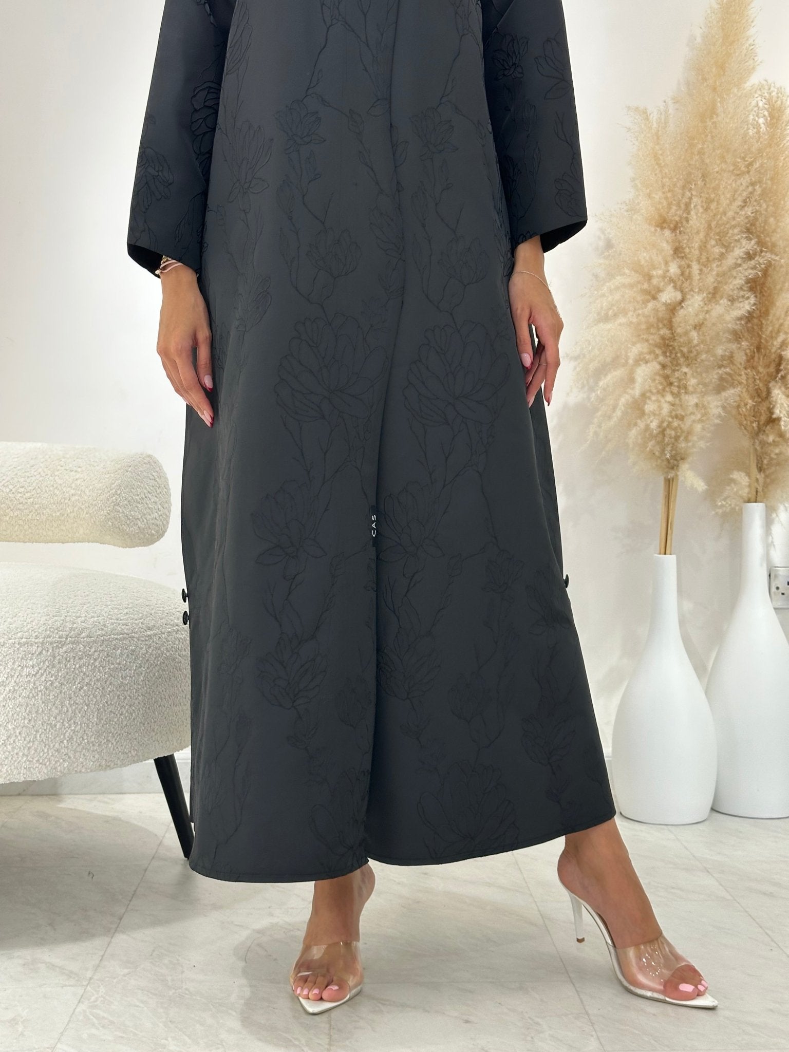 C 1276 Black Abaya