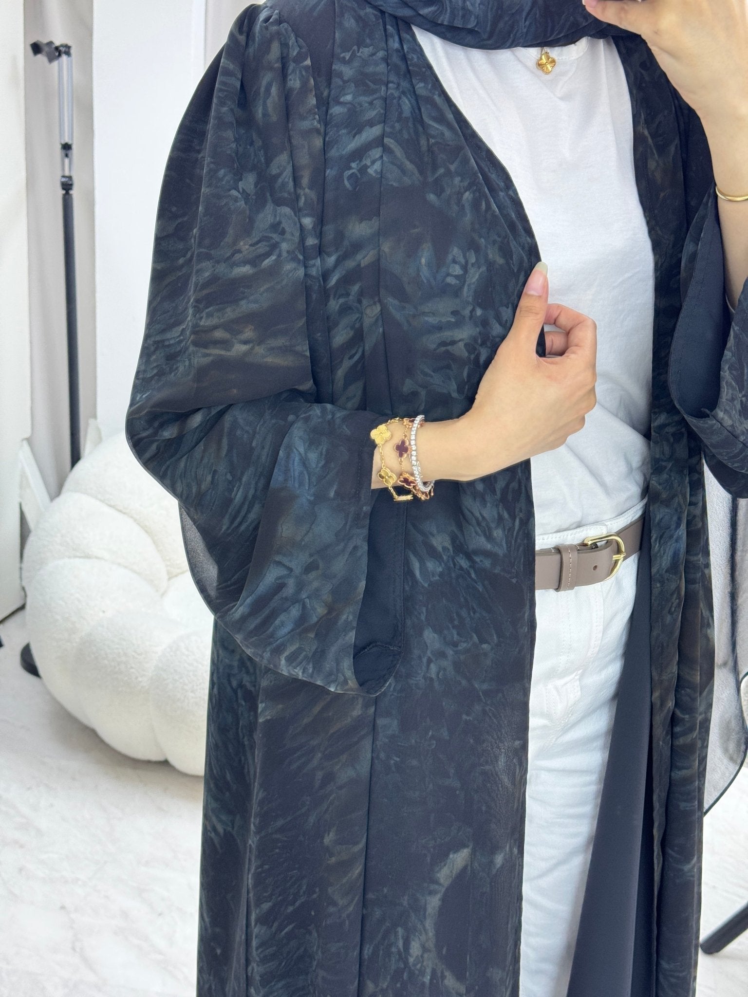 C 1279 - 02 Moonlight Tie Dye Abaya