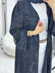 C 1279 - 02 Moonlight Tie Dye Abaya