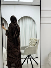 C 1279 - 04 Mocha Tie Dye Abaya