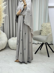 C 1284 - 03 Wisteria Bloom Embroidered Abaya