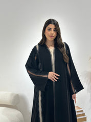 C 1315 Black Lace Abaya