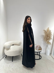 C 1315 Black Lace Abaya