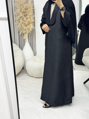 C 1331 Black Coat Abaya