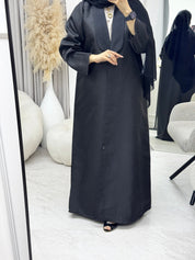 C 1331 Black Coat Abaya