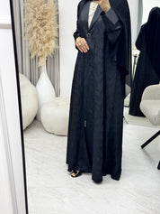 C 1332 Black Coat Abaya