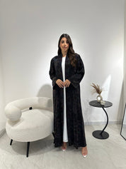 C 1345 Purple Green Abaya