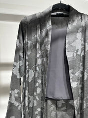 C 1363 - 02 Grey Printed Abaya