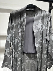 C 1363 - 02 Grey Printed Abaya