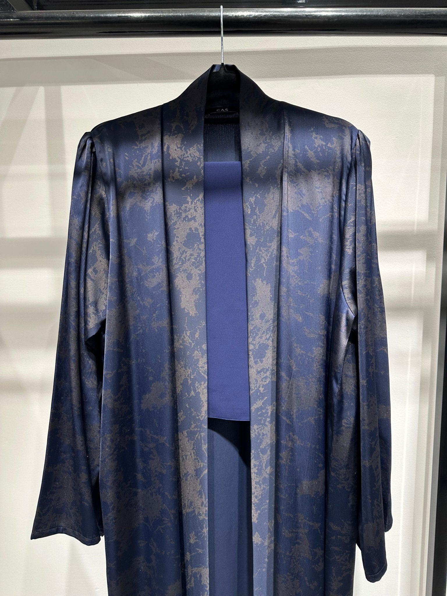 C 1414 - 02 Midnight Blue Printed Abaya
