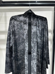 C 1414 - 04 Silver Printed Abaya