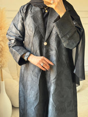 C 1467 Black Coat Abaya