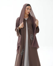 C 1473 Maple Beaded Abaya