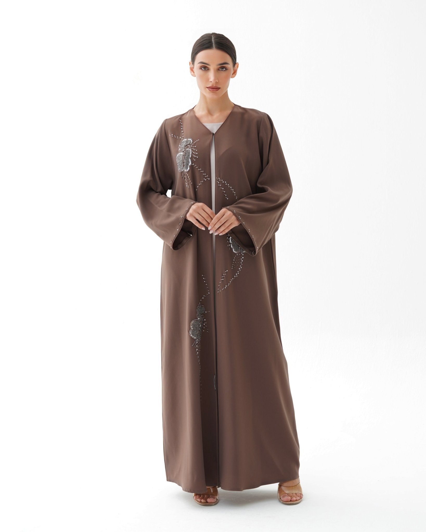 C 1473 Maple Beaded Abaya