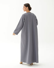 C 1474 Cool Grey Abaya