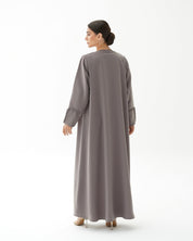 C 1475 Shadow Grey Abaya