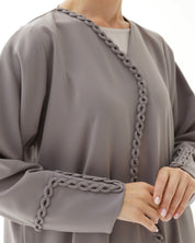 C 1475 Shadow Grey Abaya