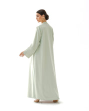 C 1481 Tea Green Reversible Abaya
