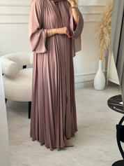 C 1517 - 10 Rose Premium Nada Pleated Abaya