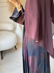 C 1518 - 04 Burgundy Abaya