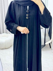 C 1527 Black work Abaya