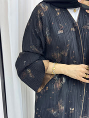 C 1531 Brown Butterfly Abaya