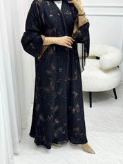 C 1531 Brown Butterfly Abaya