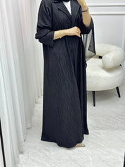 C 1534 Black Striped Abaya