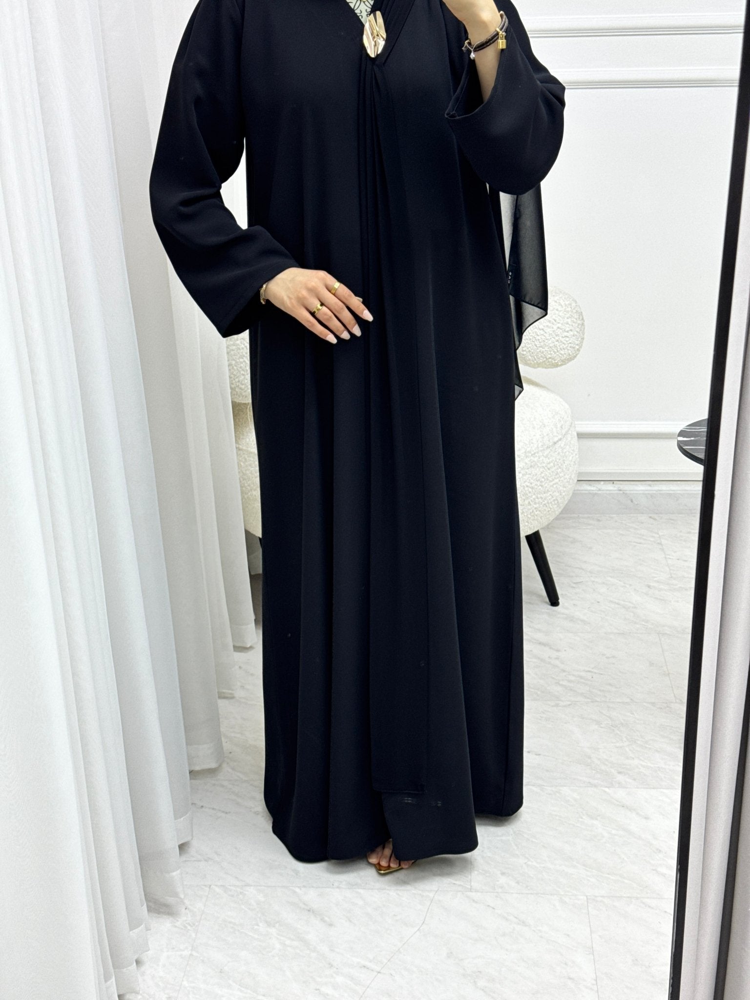 C 1542 Black Abaya