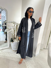 C Black Summer Work Abaya 25