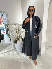 C Black Summer Work Abaya 25