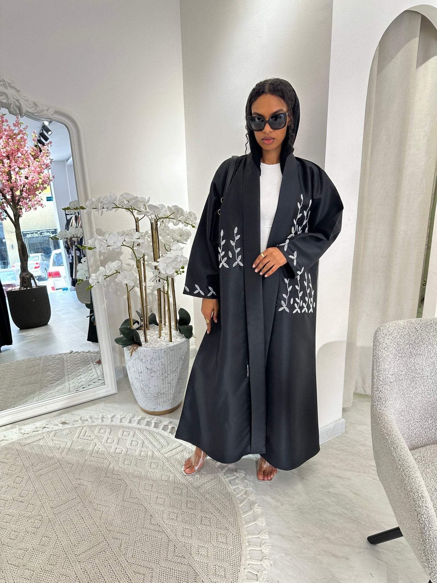 C Black Summer Work Abaya 25
